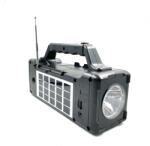 CcLamp Boxa solara portabila cu lanterna 5w : Culoare - negru (CL-16)