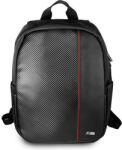 BMW Carbon Red Stripe 16" laptop táska, fekete
