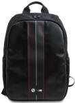 BMW Carbon & Red Stripe backpack a 16" laptop táska, fekete
