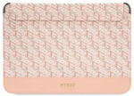 GUESS laptop táska 14" GUCS14HGCFSEP Comp. Sleeve Gcube Stripes, rózsaszín