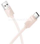 hoco. X114 adatkábel USB - Type-C, 100cm, RÓZSASZÍN (HOCO_X114_USB_C_P) (HOCO_X114_USB_C_P)