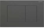 Geberit Sigma40 - Öblítésvezérlés, easy to clean, szálcsiszolt fekete króm 115.629. QD. 1 (115.629.QD.1)