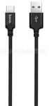 hoco. X14 adatkábel (USB - Type-C, gyorstöltő, 200cm, törésgátló, cipőfűző) FEKETE (HOCO_X14_TYPE-C_2M_B) (HOCO_X14_TYPE-C_2M_B)