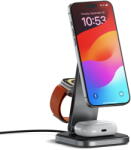 Satechi Suport de incarcare wireless 3 in 1, Satechi, pliabil, Qi2, gri spatial (ST-Q31FM-EA)