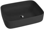 Spectrum Lavoar pe blat Spectrum, Castor Black, dreptunghiular, negru mat (25949) - e-baie