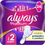 Always Platinum Super Szárnyas Egészségügyi Betét, 26 db - shoperia