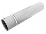  Füstcső 118/120/400 fehér zománcozott (87212)