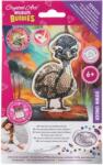 Craft Buddy Set de broderie cu diamante Craft Buddy - Crystal Art Buddies: Emu, 7 piese (CBCAFGR-31GEN055)