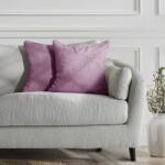  Díszpárnahuzat HENRY világoslila dombornyomott motívum geometrikus 45x45 decoking