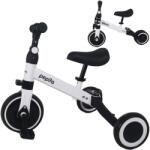 Pepita Foxy 3in1 Convertible Jogging Bike cu pedale detașabile și roți reglabile - alb-negru (TIANXING-SL-08-white-black)