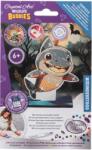 Craft Buddy Set de broderie cu diamante Craft Buddy - Crystal Art Buddies: Rechin, 7 piese (CBCAFGR-31GEN053)