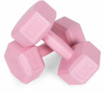 ModernHOME hatszögletű Súlyzókészlet, 2x3kg - Rózsaszín (HCD-6-PK)