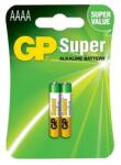 GP Batteries elem Ultra+ AAAA (LR8) 2 db/csomag GP25A-BL2 (GP25A-BL2)