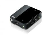 ATEN Switch KVM ATEN CS782DP, 2x Displayport, Black (CS782DP-AT)