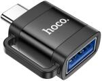 hoco. Adaptor HOCO (mufă USB - Type-C, transfer de date și încărcare, OTG) BLACK UA31C_B (UA31C_B)
