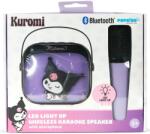OTL Set karaoke cu boxa si microfon wireless, OTL, Kuromi, Popsing LED Light Up Instrument muzical de jucarie