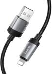 hoco. X114 cablu de date (USB - lightning, 2.4A, încărcător rapid, 100cm) NEGRU (X114_USB_L_B)