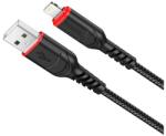 hoco. X59 cablu de date (USB - lightning, 60W, 2.4A, încărcător rapid PD, 300cm) BLACK X59_USB_LIGHTNING_ (X59_USB_LIGHTNING_)