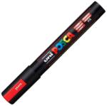 uni Dekormarker, 1, 8-2, 5 mm, UNI "Posca PC-5M", fluor piros