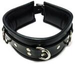 Rouge Leather 3 D-Ring Padded Collar Black