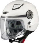 MT Helmets MT Lite Pure A0 gyerek nyitott motoros bukósisak fehér