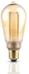 V-TAC LED lámpa , égő , izzószálas hatás , filament , E27 foglalat , Edison , 4 Watt , meleg fehér , borostyán sárga (217474)