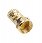 Cabletech Efka 6, 8mm Arany Gold 1 db F dugó esztergált Hq szuper minőség (F 6.8)