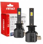 AMiO LED H1 izzók, 6500K, Canbus, alumínium és réz, 44W készlet
