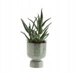 Madam Stoltz Kerámia kaspó, lábas, 10, 5×13, 5cm, zöld, Madam Stoltz (HY18007H-14)