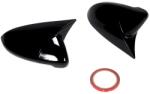 MTuning Tükörburkolat szett VW Golf VII 2013-2021, fényes fekete, ABS műanyag