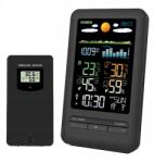 Solight Időjárás állomás, színes LCD, beltéri, kültéri hőmérséklet és páratartalom, nyomás, Rcc (TE87)