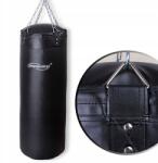 Physionics edzőzsák, 30kg, fekete, műbőr, acél lánc (BOSK08)