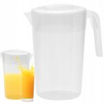 Plast Team műanyag kanna, 2L, fedővel, 2000ml, PP (1575)