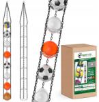 FBSYS Labdatartó, 8 labdához, fekete-fehér (5904161706311)