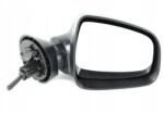 Depo Külső tükör, jobb, mechanikus, domború, fekete ház, Dacia Logan