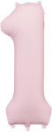 Party Deco 1-es számú lufi Pasztell rózsaszín 86 cm (FB1T-1-081J)