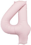 Party Deco 4-es számú lufi Pasztell rózsaszín 86 cm (FB1T-4-081J)