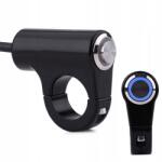  Motorkerékpár Kapcsoló, alumínium ötvözet, fekete, 22mm/(7/8")