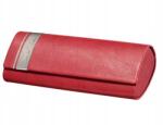 Albinex Szemüvegtok, öko bőr, piros vagy fekete szín, 169×67×42mm (Albinex)