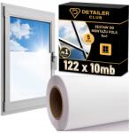  Matt Fólia Ablakra, 122cm×10m, tejüvegszerű, fagyos hatású, erkélyre (FOLIA MLECZNA MATOWA SZRONIONA NA SZYBE OKNO)