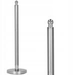 SPRINGOS Tartalék Wc-papír Tartó Állvány 52, 5cm Króm Fém Tartó Modern (TS0003)
