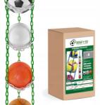 FBSYS Labdatartó, 8 labdához, zöld-fehér (fbsys-x8-zielono-biały)