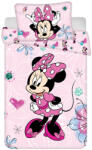 Jerry Fabrics Disney Minnie Flowers gyerek ágyneműhuzat 100×135cm, 40×60 cm (JFK033104)