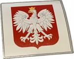 Libres Lengyel címer Sas Címer Fehér kis matrica 50x50 telefon kerékpár pénztárca