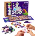 Maksik Kreatív önkeményítő szett 24 db-os pasztell árnyalatú habszivacs Okto (20024)