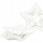 porcello Karácsonyi Tányér Szett, Csillag, 3db (Z3MKŚSG)