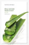 Nature Republic - Real Nature Sheet Mask Aloe - Nyugtató fátyolmaszk - 1db