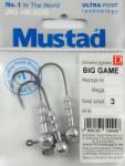 Mustad Big Game jigfej, 10/0, 50g, 3db, csukához, harcsához (790-500-100)