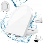  D-alakú WC-ülőke, csendes záródás, antibakteriális, fehér (240511JN03)