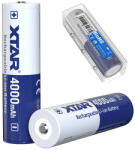 Xtar Akkumulátor 18650, 3.6V, 4000mAh, Li-ion, védett (18650-400)